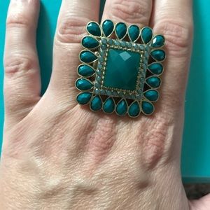 4/$25 Turquoise stretchy ring